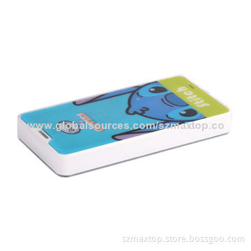 Golden supplier power bank, 6000mAh, with 4 LED indicator lights
